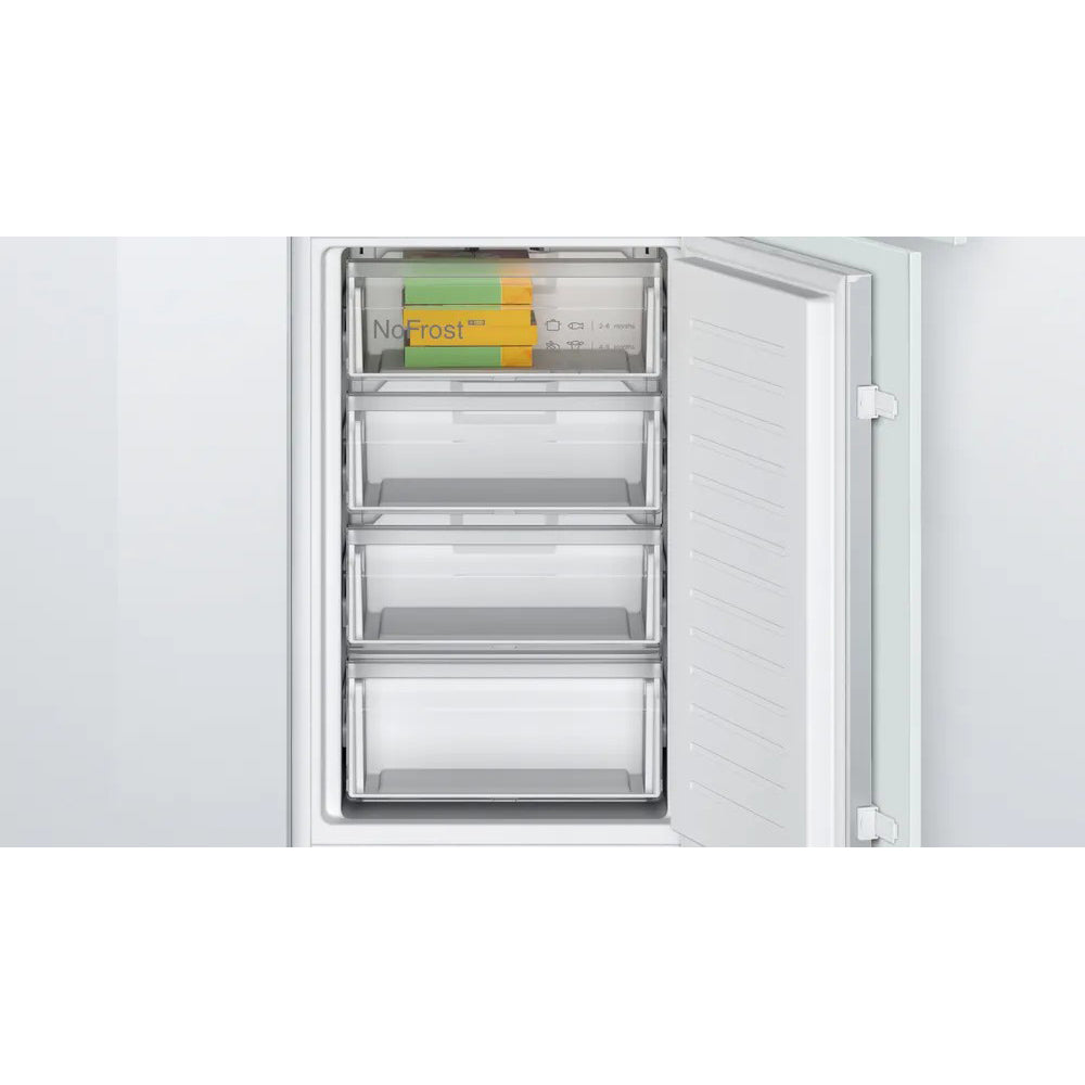Bosch Series 2 249L Frost Free Built-In Fridge Freezer - White | KIN85NSE0G from Bosch - DID Electrical