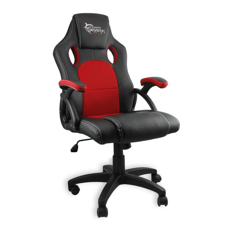 White Shark Kings Throne Gaming Chair - Black &amp; Red | KINGS THRONE from White Shark - DID Electrical