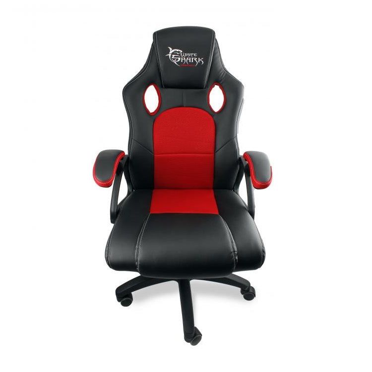 White Shark Kings Throne Gaming Chair - Black &amp; Red | KINGS THRONE from White Shark - DID Electrical