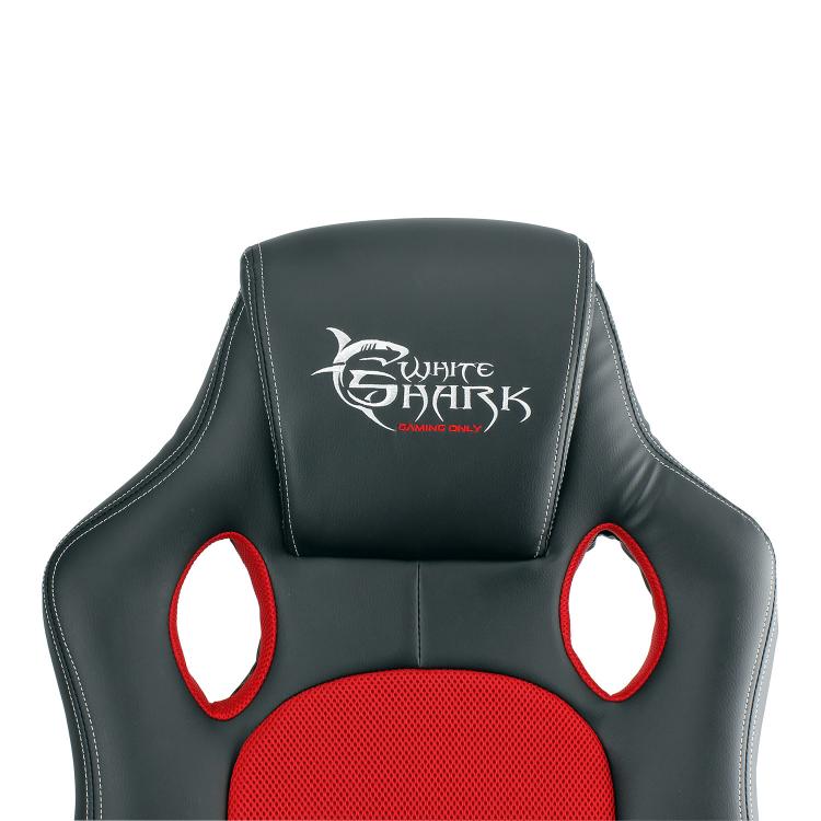 White Shark Kings Throne Gaming Chair - Black &amp; Red | KINGS THRONE from White Shark - DID Electrical