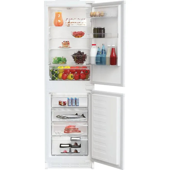 Indesit 265L Low Frost Integrated Fridge Freezer - White | KINS1261B4UK from Indesit - DID Electrical