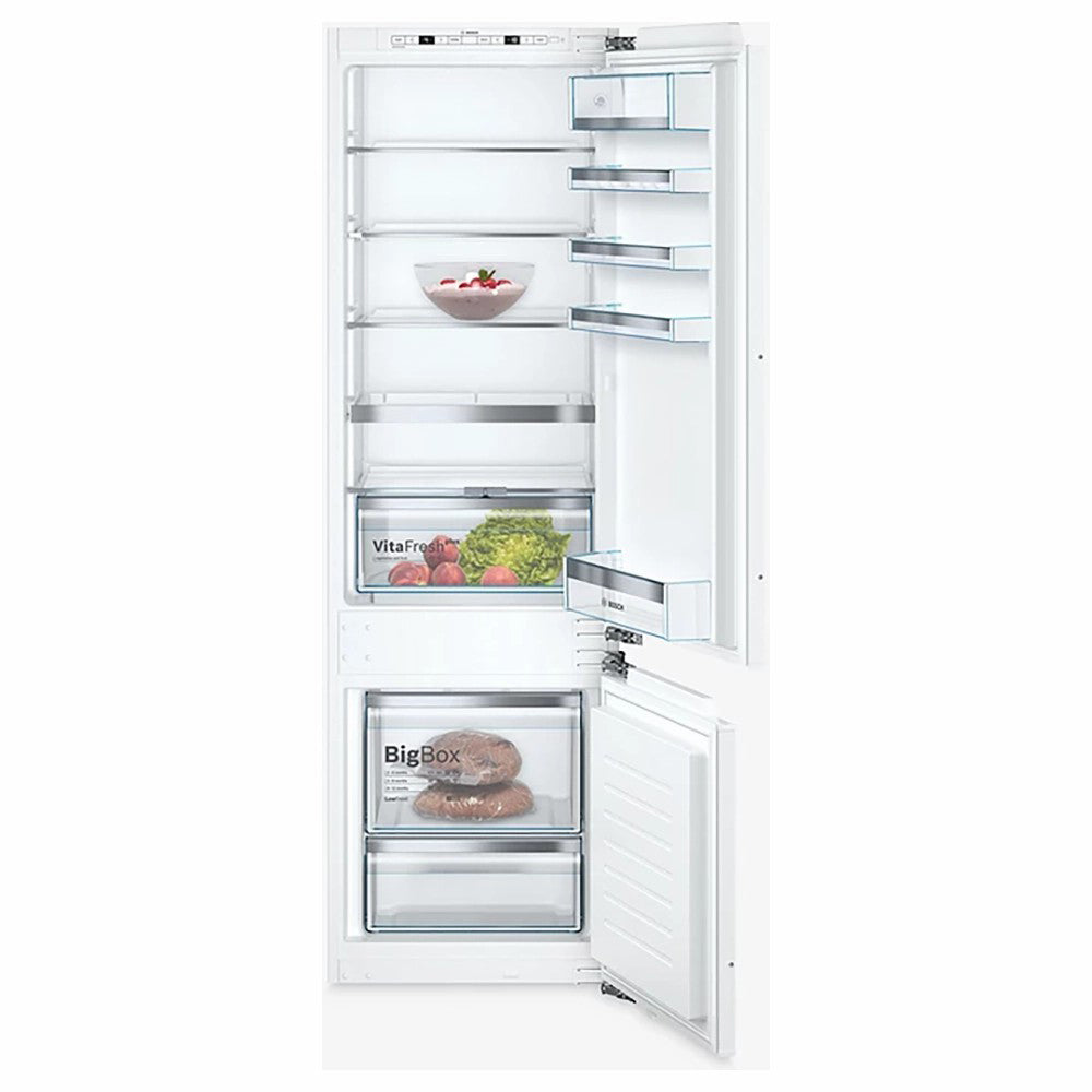 Bosch 70/30 Serie 6 272L Built-In Fridge Freezer - White | KIS87AFE0G from Bosch - DID Electrical