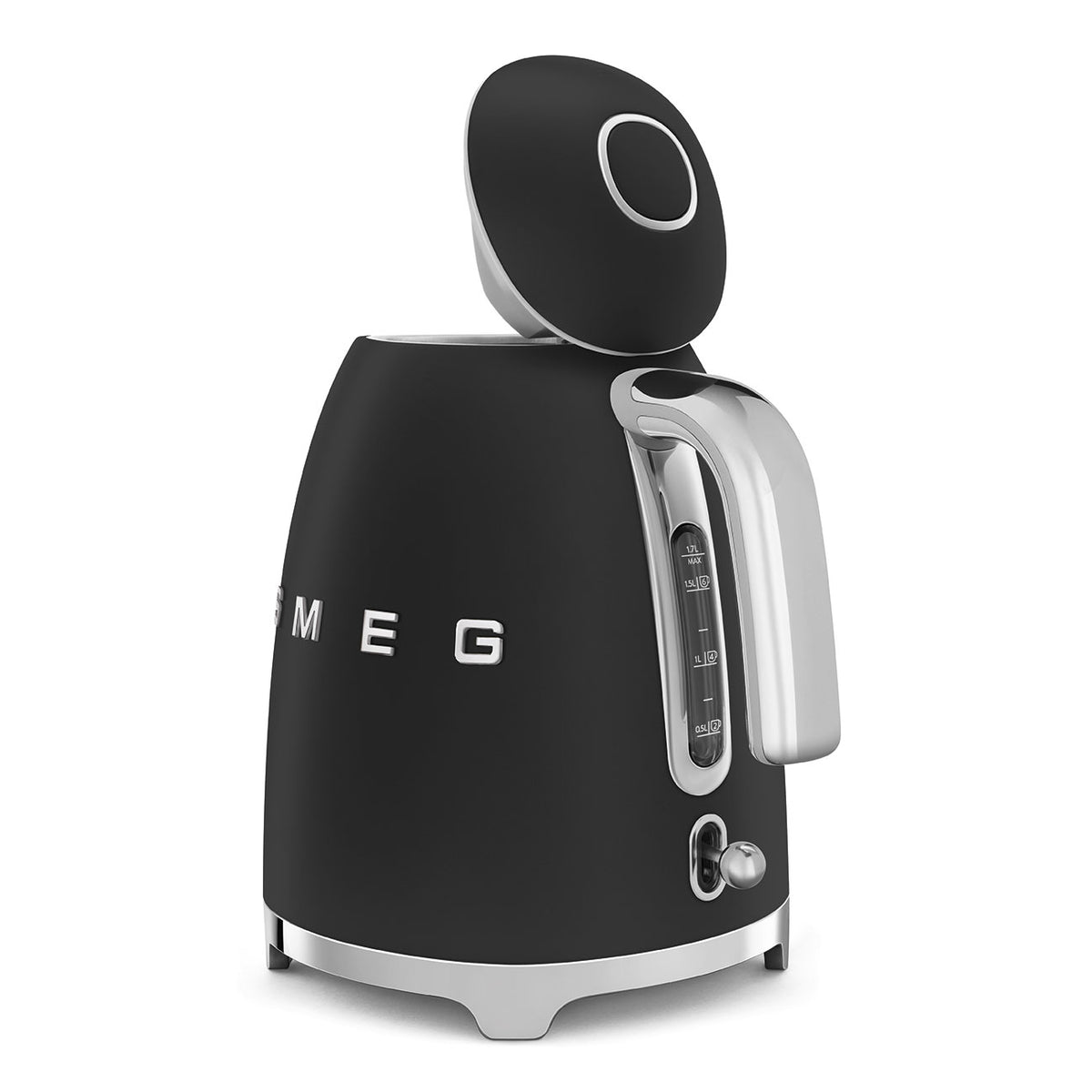 Smeg 50's Style 1.7L Electric Kettle - Black | KLF03BLMUK