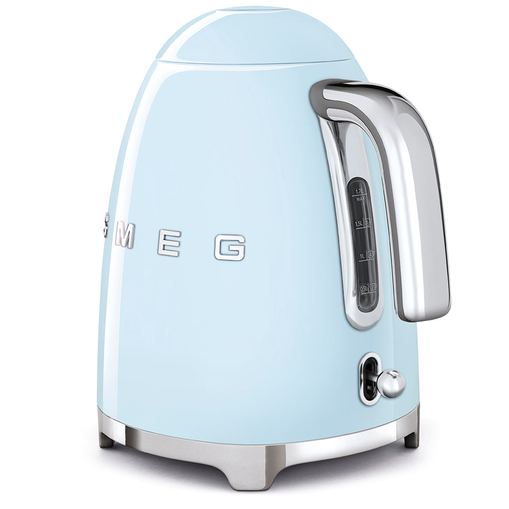 Smeg 50&#39;s Style 1.7L 3000W Kettle - Pastel Blue | KLF03PBUK from Smeg - DID Electrical
