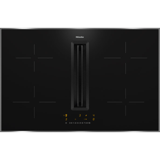Miele 4 Zone Induction Hob - Black | KMDA7272FR from Miele - DID Electrical