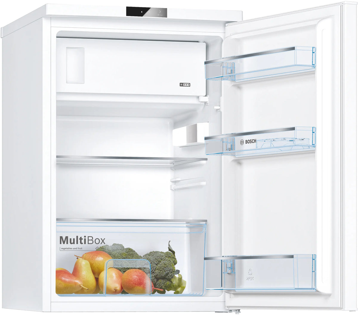 Bosch Series 2 120L Freestanding Under Counter Fridge Freezer - White | KTL15NWEAG