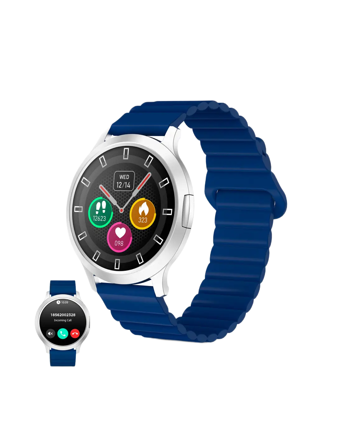 Ksix Core 3 1.32" Smartwatch - Blue | KXBXSW35G