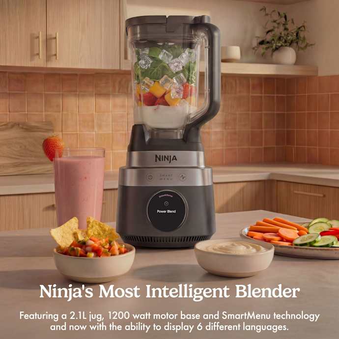 Ninja CrushBOSS 1200W Intelligent Blender - Onyx | LB201UKBK