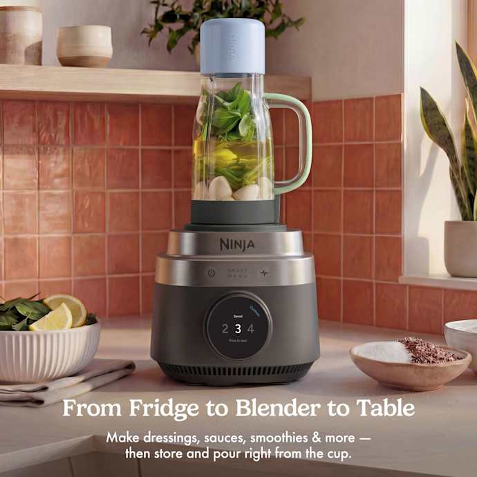 Ninja CrushBOSS 1200W 2-in-1 Blender Duo with BlendBOSS Tumbler - Onyx | LB301UKBK