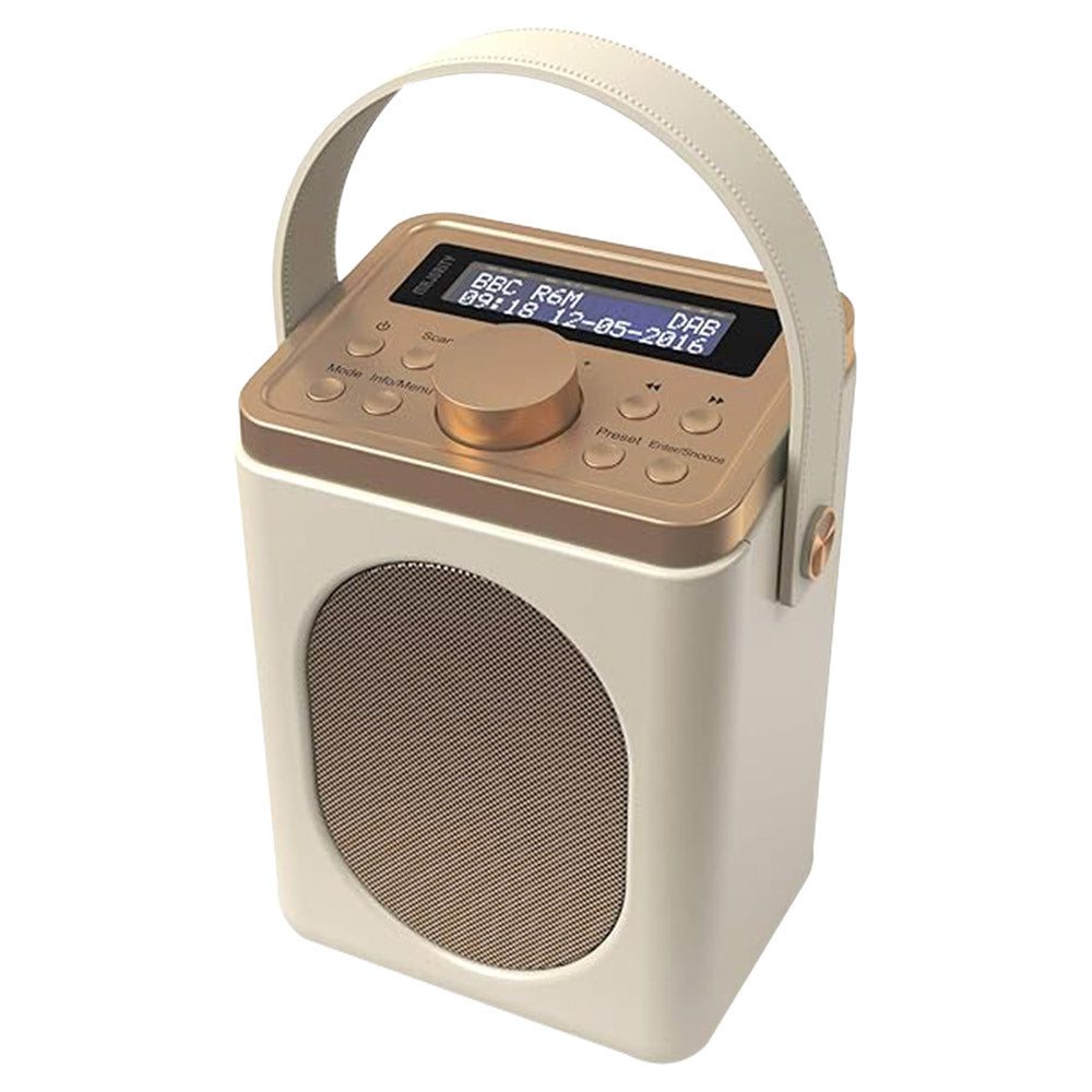 Majority Little Shelford Portable DAB+/FM Radio - Cream | LSHDABCRM from Majority - DID Electrical