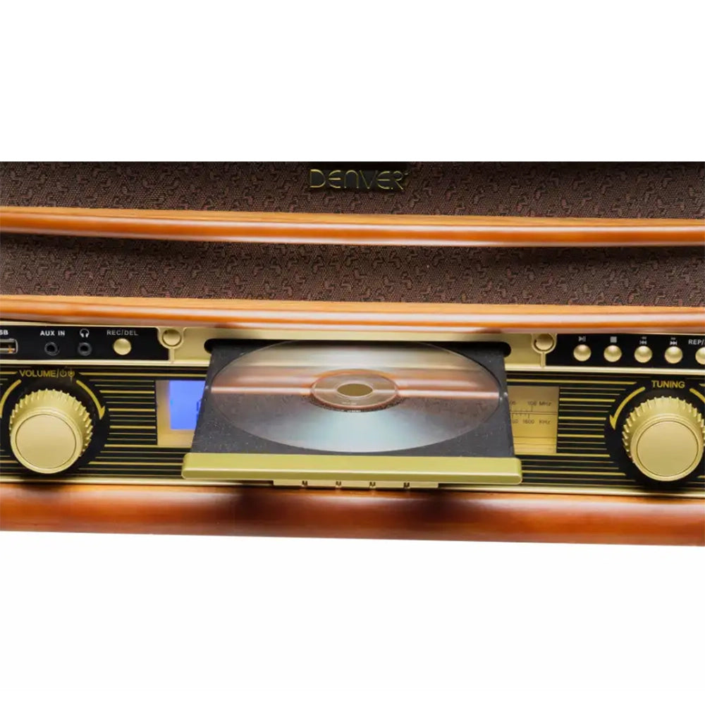 Denver Retro Music System with Turntable and Radio | MCR-50MK3 from Denver - DID Electrical