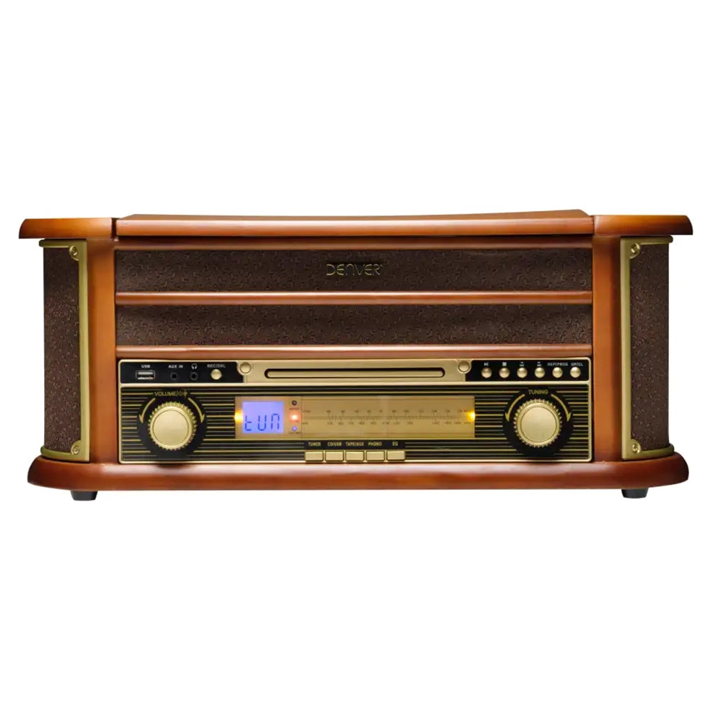 Denver Retro Music System with Turntable and Radio | MCR-50MK3 from Denver - DID Electrical