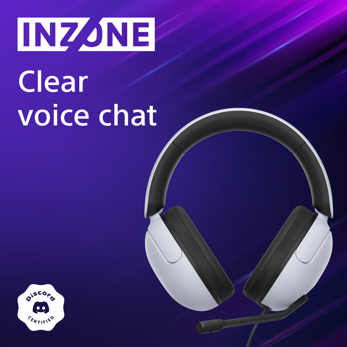 Sony INZONE H3 Over-Ear Wired Gaming Headset - White | MDRG300WCE7