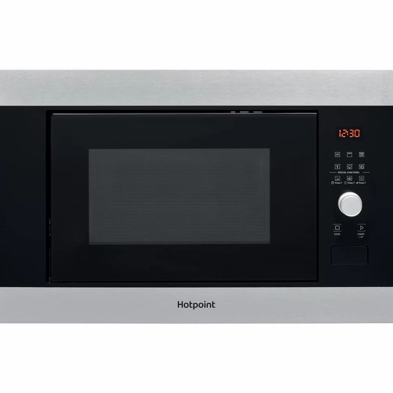 Hotpoint 25L Built-In Microwave Oven - Inox | MF25GIXH from Hotpoint - DID Electrical