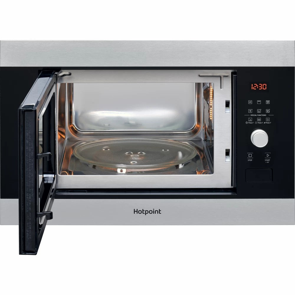 Hotpoint 25L Built-In Microwave Oven - Inox | MF25GIXH from Hotpoint - DID Electrical