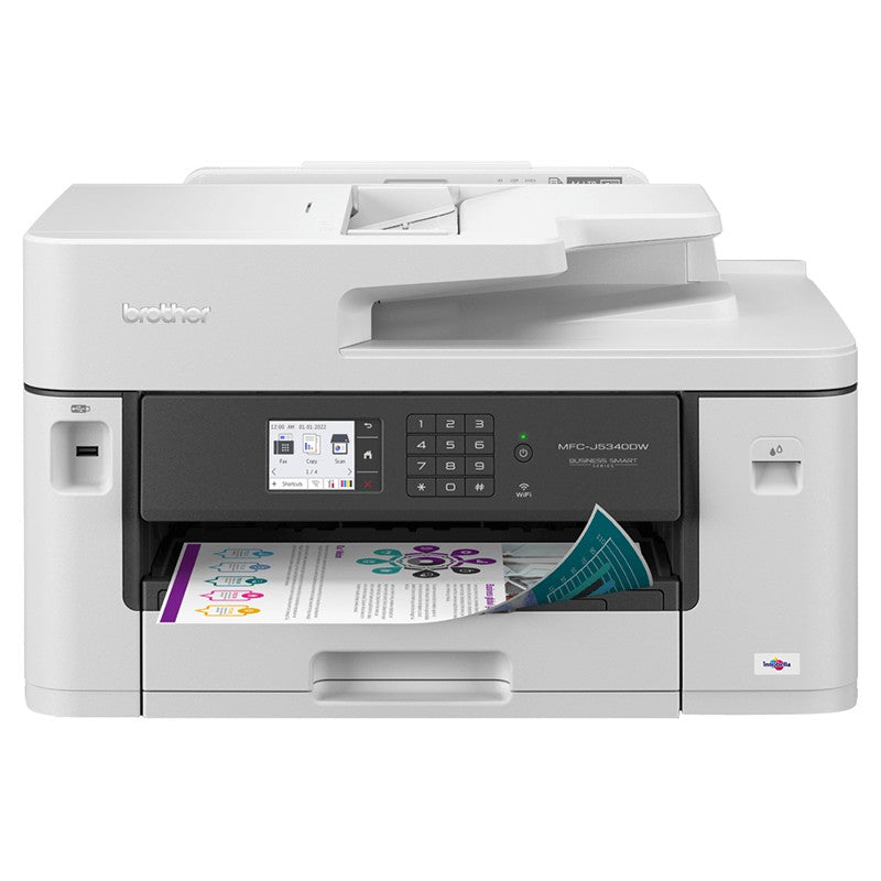 Brother Professional A3 Inkjet Wireless All-In-One Printer - White | MFCJ5340DWE from Brother - DID Electrical