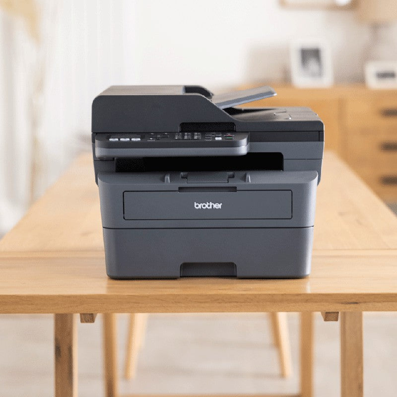 Brother A4 Wireless All-in-Box Mono Laser Printer – Black | MFCL2827DWXL from Brother - DID Electrical