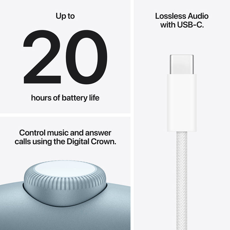 Apple AirPods Max 2 Over-Ear Wireless Headphone - Blue | MHWM4ZM/A from Apple - DID Electrical