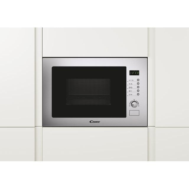 Candy 25L 1000W Frameless Built-In Microwave - Stainless Steel | MIC25GDFX from Candy - DID Electrical