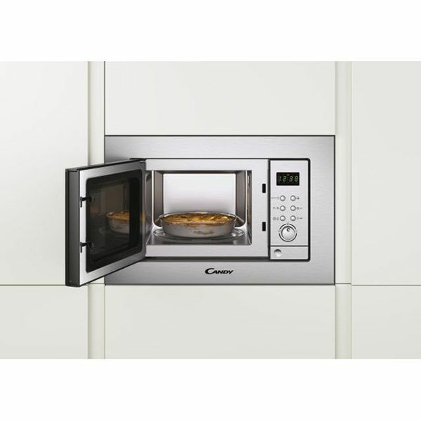 Candy 20L Integrated Microwave Oven with Grill - Stainless Steel | MICG201BUK from Candy - DID Electrical