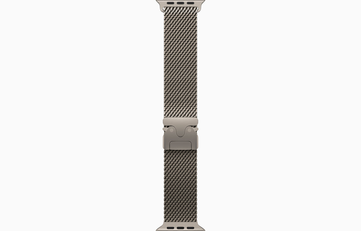 Apple Watch Ultra 4 GPS + Cellular 49MM Natural Titanium Case with Natural Titanium Milanese Loop - M | MJA94DH/A