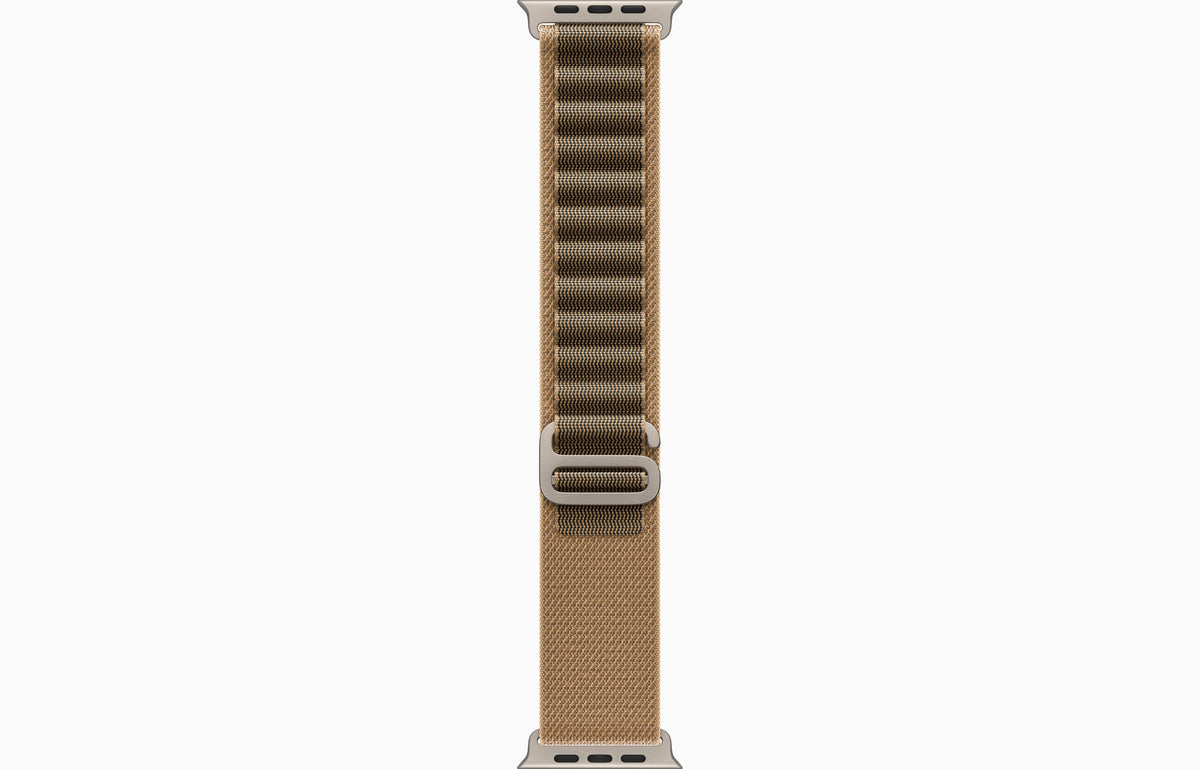 Apple Watch Ultra 4 GPS + Cellular 49mm Natural Titanium Case with Desert Alpine Loop - S | MJAE4DH/A