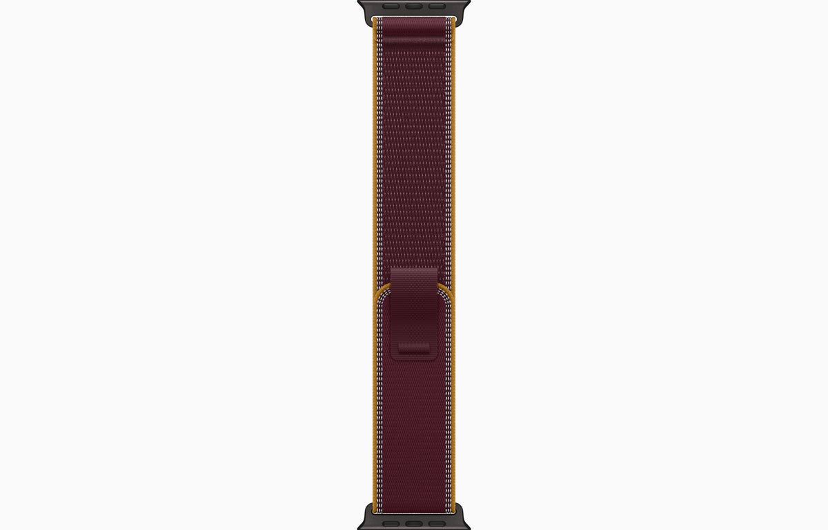 Apple Watch Ultra 4 GPS + Cellular 49mm Black Titanium Case with Burgundy Trail Loop - S/M | MJC34DH/A