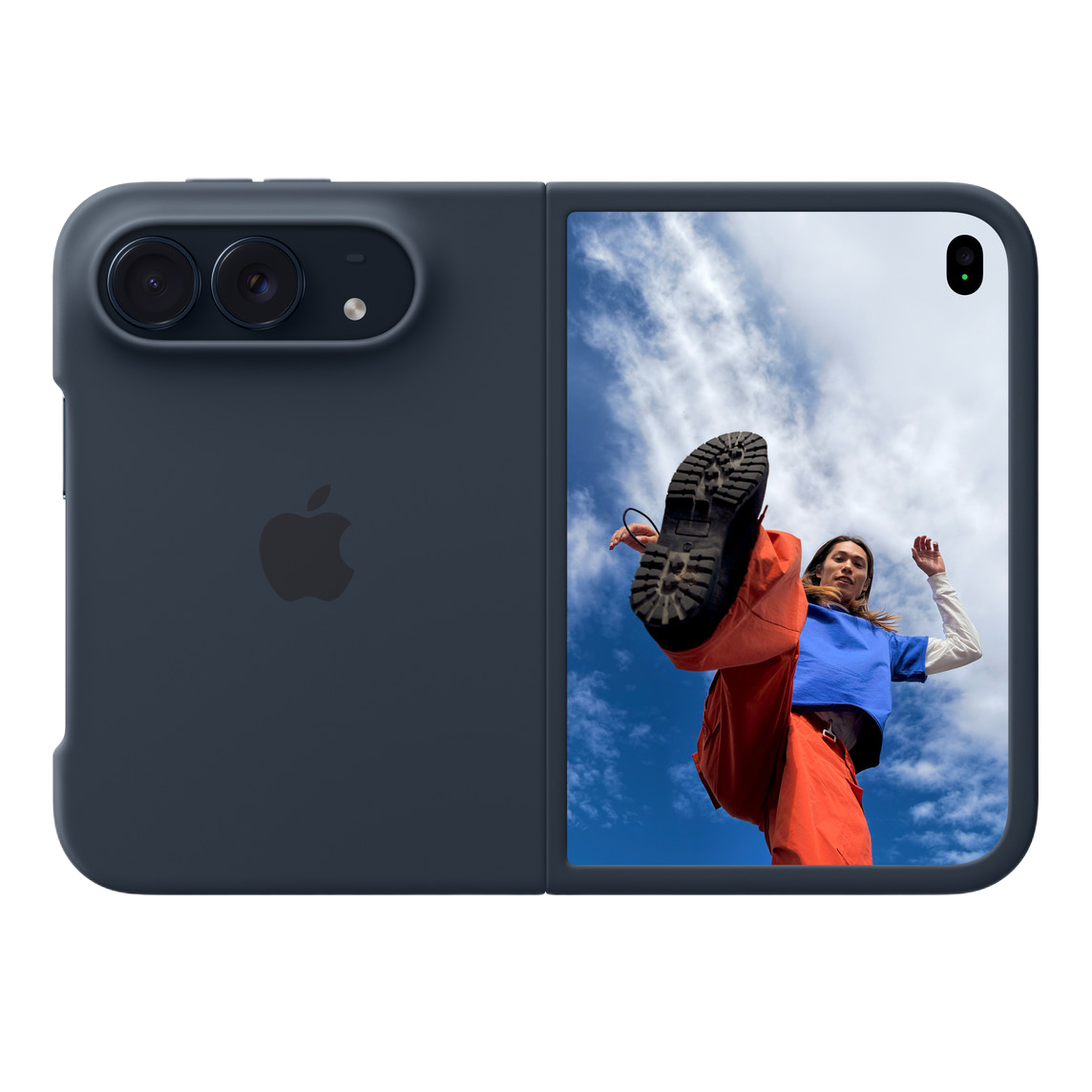 Apple Polycarbonate Case for iPhone Duo - Navy Blue | MKR84ZM/A