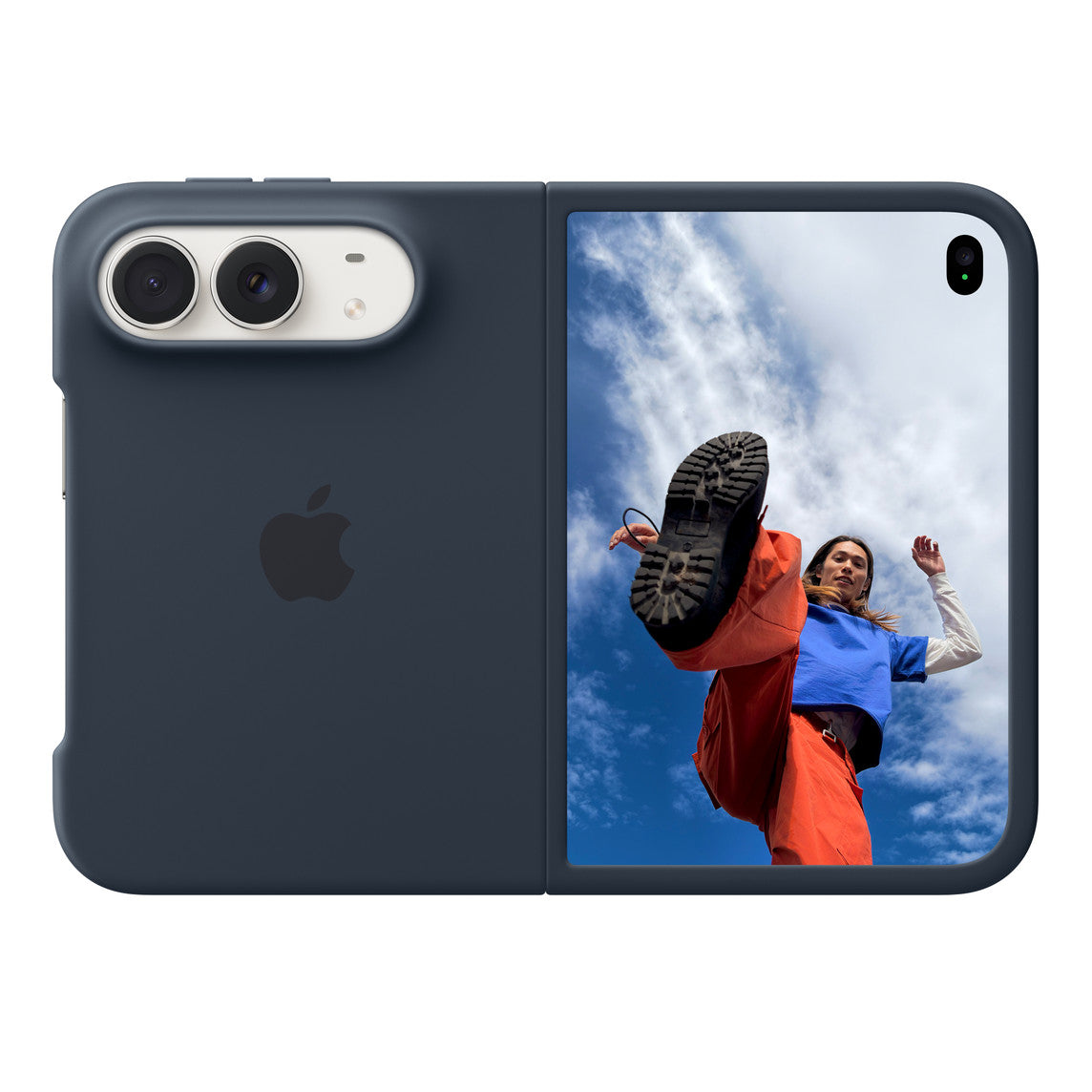 Apple Polycarbonate Case for iPhone Duo - Navy Blue | MKR84ZM/A