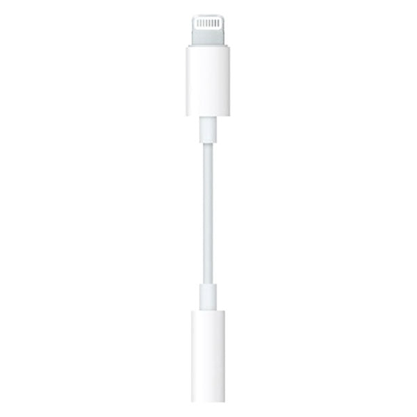 Apple 3.5mm Lightning To Headphone Jack Adapter - White | MMX62ZM/A from Apple - DID Electrical