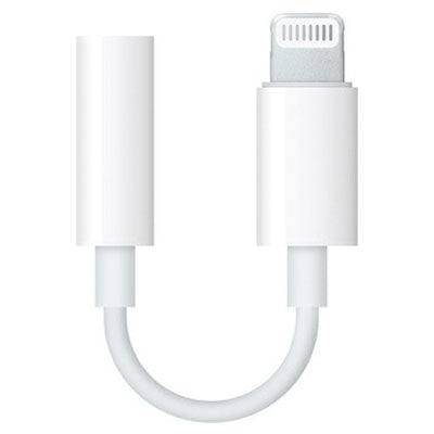 Apple 3.5mm Lightning To Headphone Jack Adapter - White | MMX62ZM/A from Apple - DID Electrical