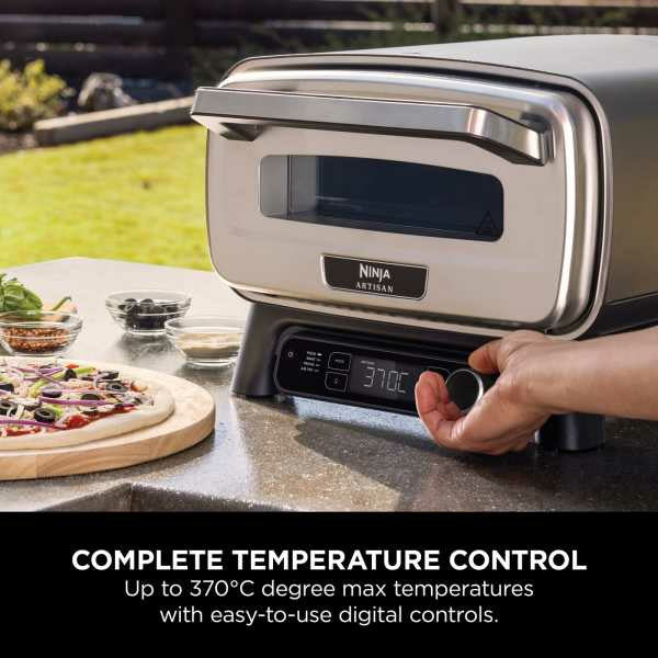 Ninja Artisan Electric Outdoor Pizza Oven & Air Fryer - Grey | MO201UK from Ninja - DID Electrical