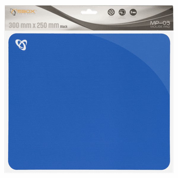 Sbox Mouse Pad - Blue | MP-03BL from Sbox - DID Electrical