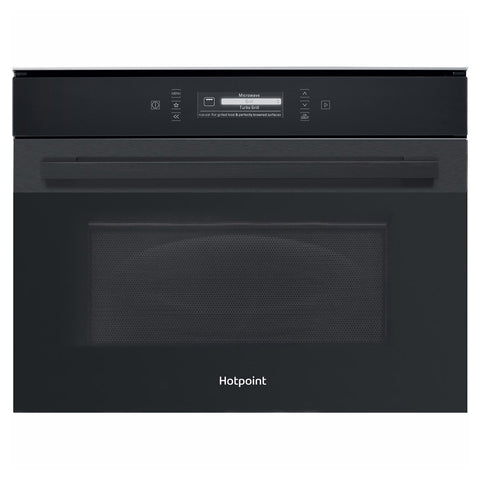 Hotpoint 40L Built-in Combi Microwave - Black Steel | MP 996 BM H