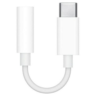Apple 3.5mm USB-C To Headphone Jack Adapter - White | MU7E2ZM/A from Apple - DID Electrical