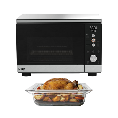 Ninja CRISPi 5.2L Freestanding Microwave - Silver | MW101UK