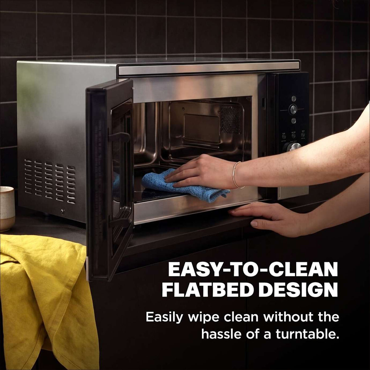 Ninja CRISPi 5.2L Freestanding Microwave - Silver | MW101UK