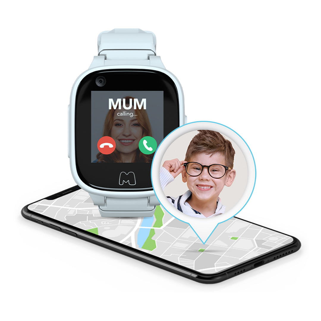 Moochies Connect 1.44&quot; 4G Kids Phone Smartwatch - White | MW14WHT from Moochies - DID Electrical