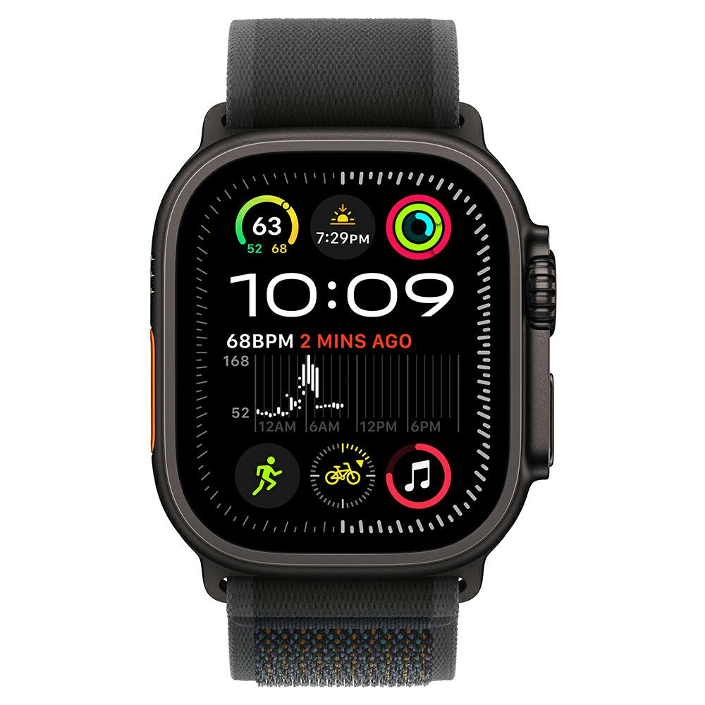 Apple Watch Ultra 2 GPS + Cellular 49MM Black Titanium Case with Black Trail Loop - S/M | MX4U3QA/A from Apple - DID Electrical