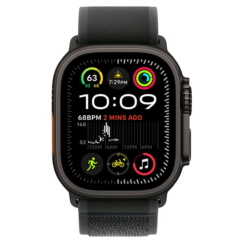 Apple Watch Ultra 2 GPS + Cellular 49MM Black Titanium Case with Black Trail Loop - S/M | MX4U3QA/A from Apple - DID Electrical