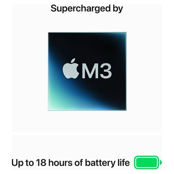 Apple MacBook Air M3 15&quot; 16GB/512GB Laptop - Silver | MXD23B/A from Apple - DID Electrical