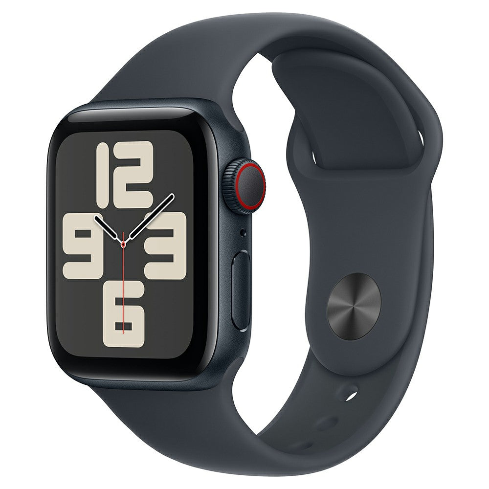 Apple Watch SE GPS + Cellular 40MM Midnight Aluminium Case with Midnight Sport Band - M/L | MXGD3QA/A from Apple - DID Electrical