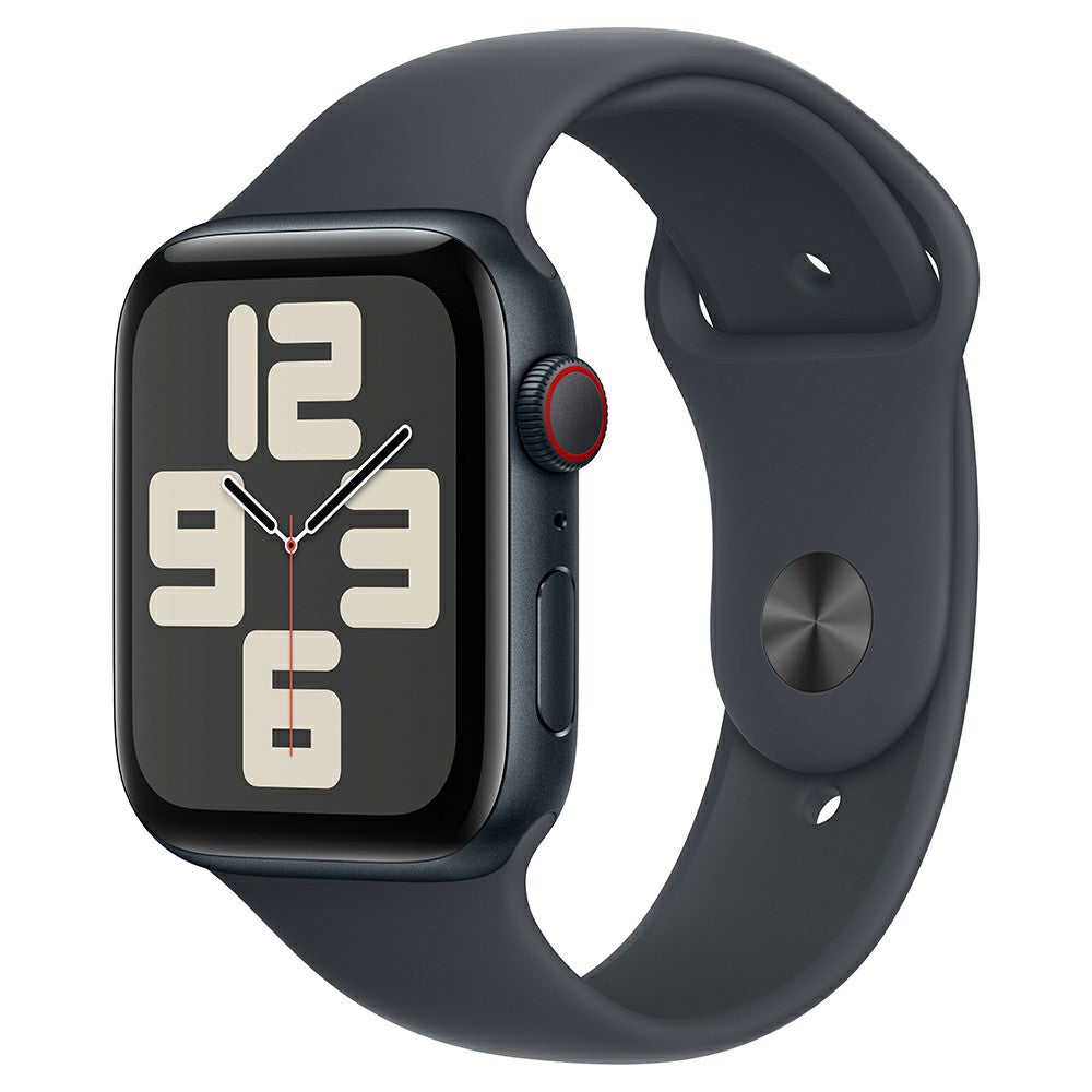 Apple Watch SE GPS + Cellular 44MM Midnight Aluminium Case with Midnight Sport Band - M/L | MXGM3QA/A from Apple - DID Electrical