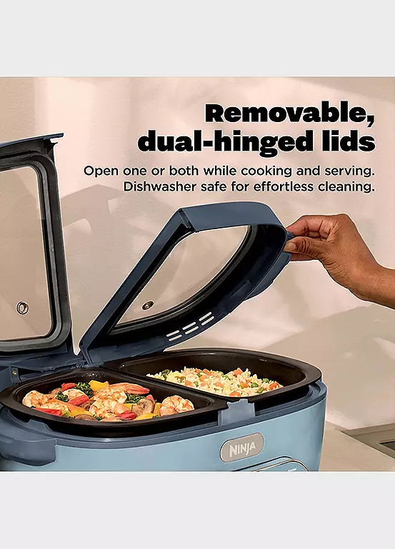 Ninja MultiPot 6.2L 10-in-1 Multi-Cooker - Glacier Blue | MZ1000UKBL6