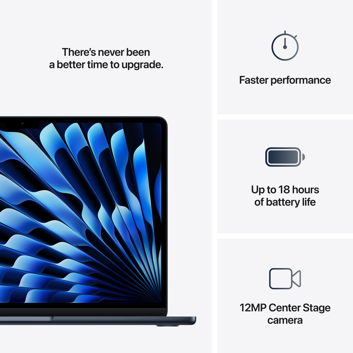 Apple MacBook Air M4 13.6" 16GB/256GB  Laptop - Midnight | MW123B/A from Apple - DID Electrical