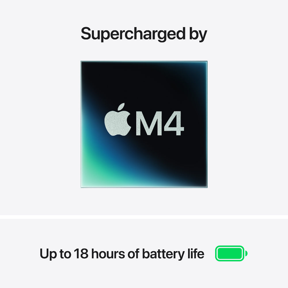 Apple MacBook Air M4 13.6" 16GB/256GB  Laptop - Midnight | MW123B/A from Apple - DID Electrical