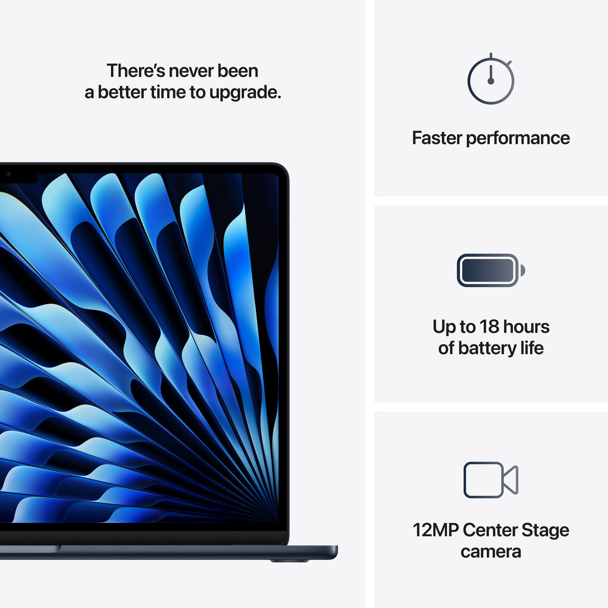 Apple MacBook Air M4 15&quot; 16GB/256GB Laptop - Midnight | MW1L3B/A from Apple - DID Electrical