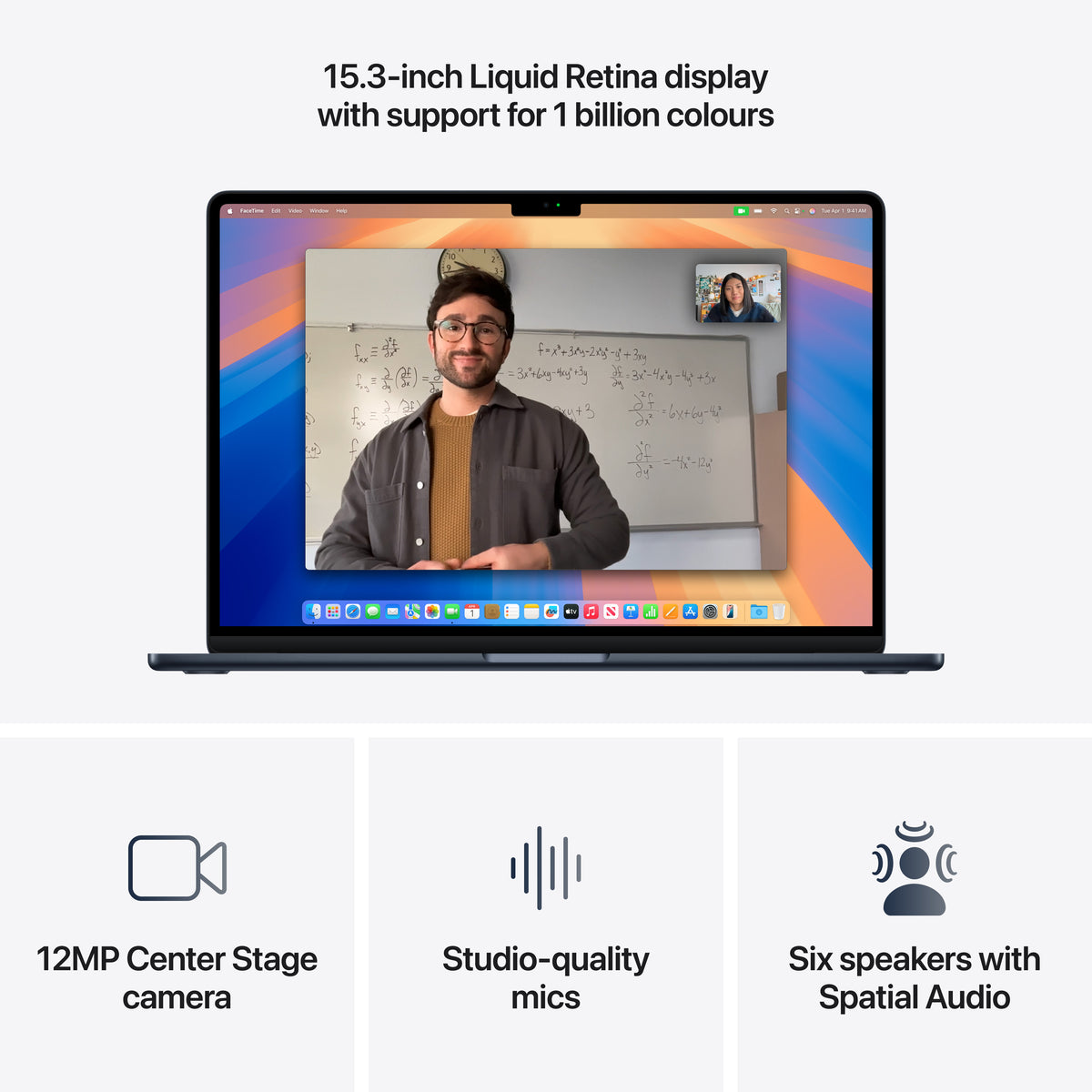 Apple MacBook Air M4 15&quot; 16GB/256GB Laptop - Midnight | MW1L3B/A from Apple - DID Electrical