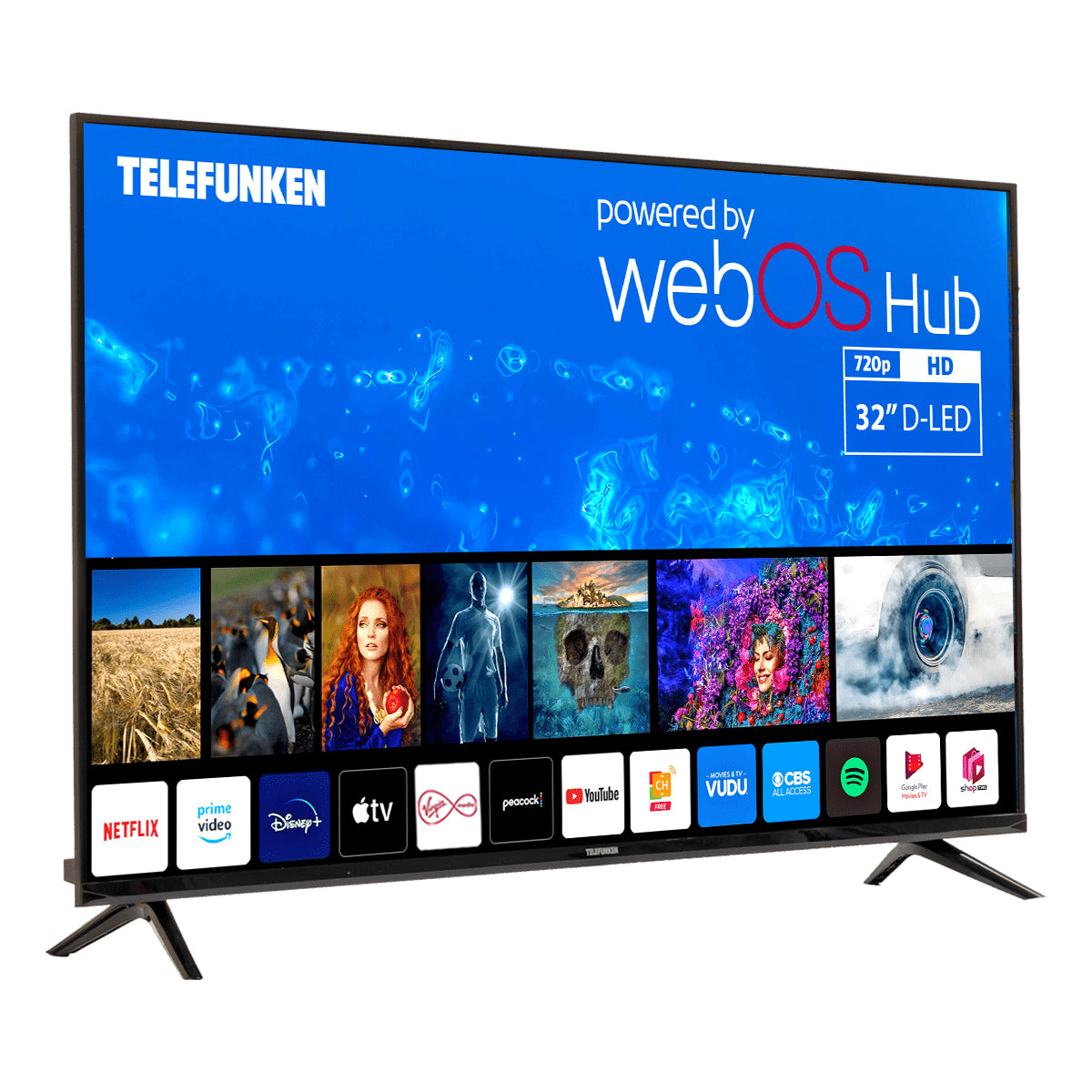 Telefunken N18 32&quot; FHD Smart TV - Black | N18G-TF-TS3211 from Telefunken - DID Electrical