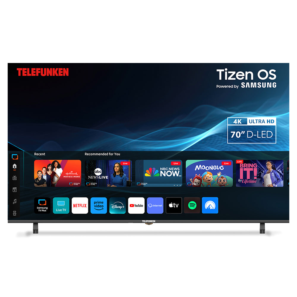 Telefunken N21 70" 4K Smart TV - Black | N21-UHD-T70 from Telefunken - DID Electrical